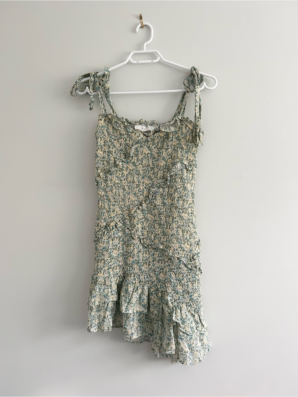 Asymmetrical Ruffle Cottagecore Dress - Picture 1 of 3